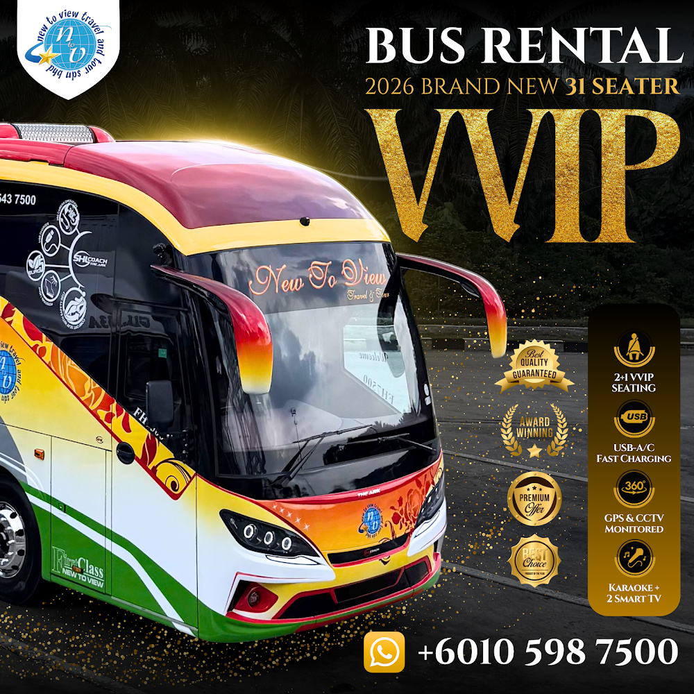 VIP/Mini Bus Rental KL & Tour Bus Rental Selangor | Sewa Bas Persiaran Murah Klang